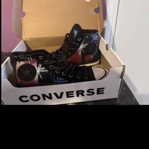 Converse jean michel basquiat high top sneakers- special edition size 7 new